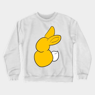 Yellow Easter Bunny Logo Crewneck Sweatshirt